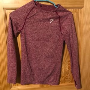 Gymshark long sleeve full length top